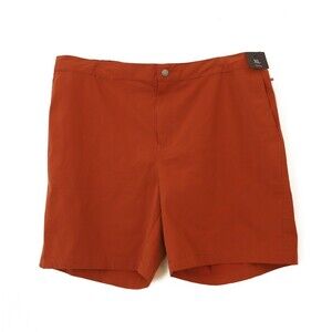 Treasure & Bond Mens Chino Shorts Slim Fit Size XL Red Rust Henna NWT B52